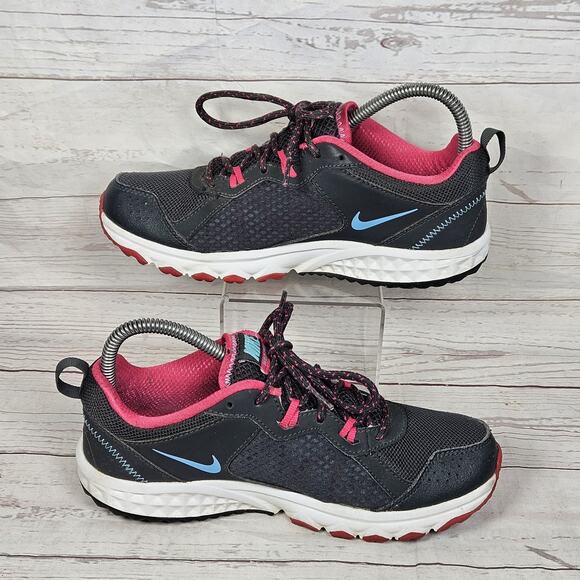 Nike Womens Wild Trail Size 8 643074-001 Black Pink Running Shoes Sneakers - Picture 2 of 7